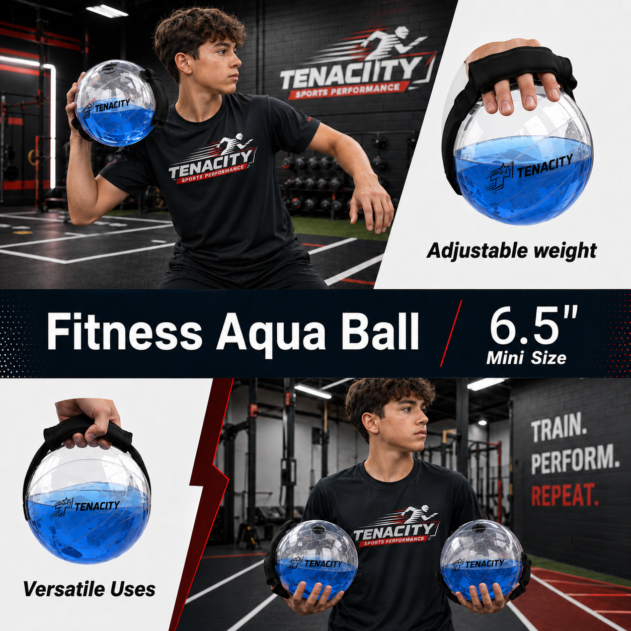 Tenacity Mini 6.5 inch Aqua Ball with adjustable water-filled weight