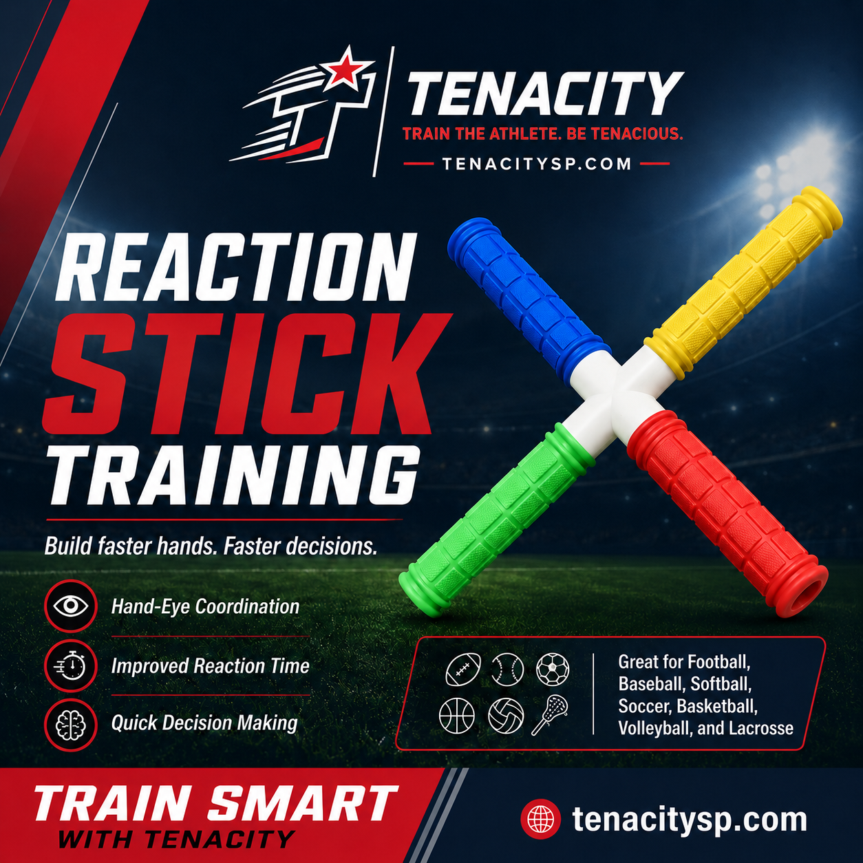 Tenacity Reaction Stick training product