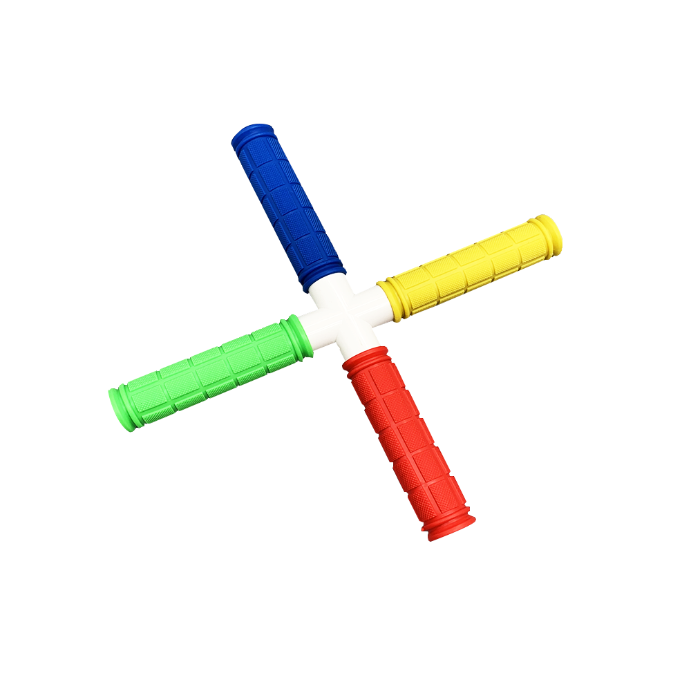 Reaction Stick with red yellow green and blue grips